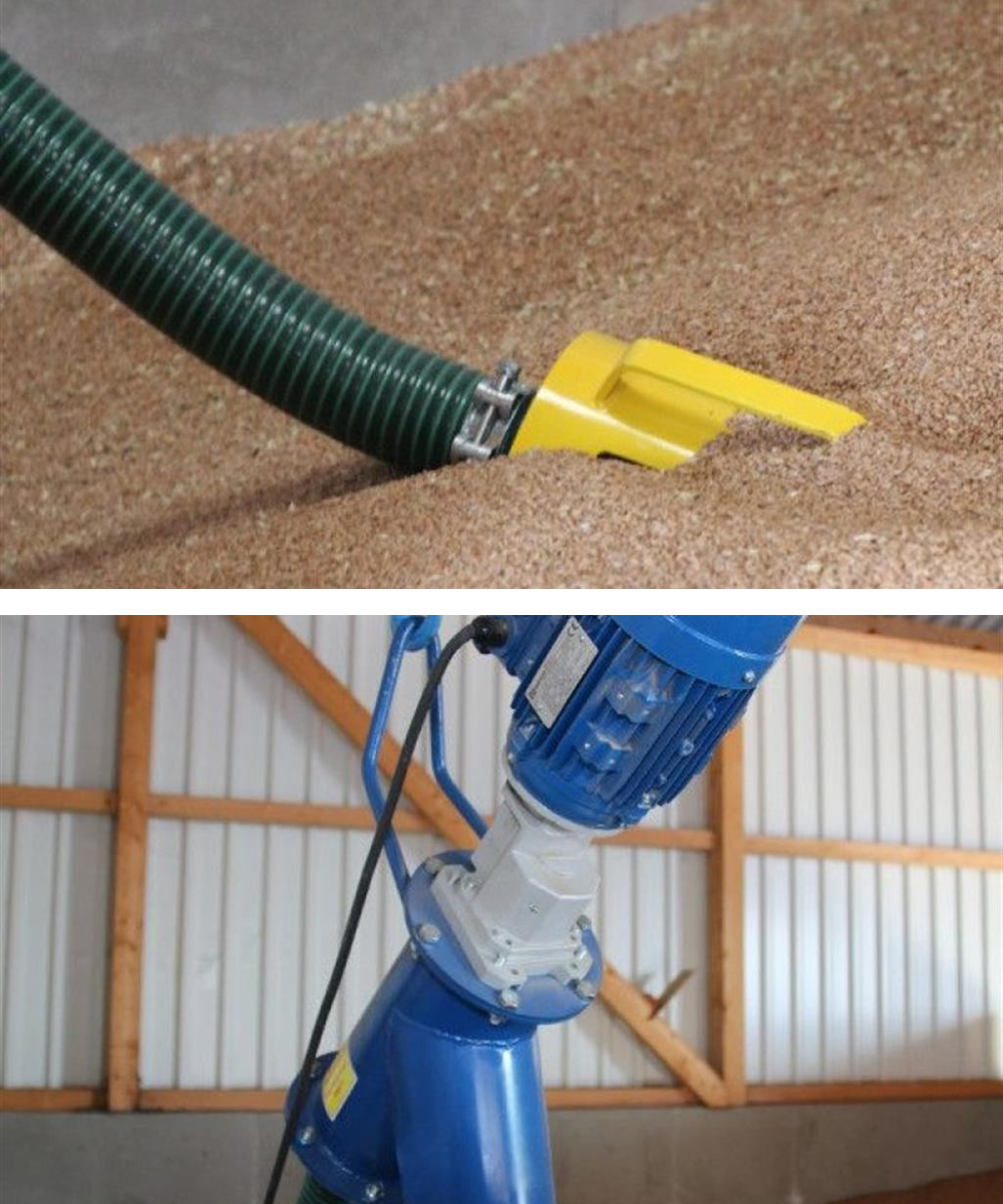 HAUSA Flexible Screw Conveyor Elevator for Efficient Grain & Seed Handling