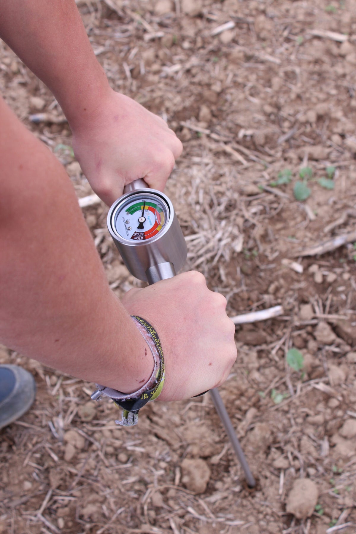 AGRETO Soil Compaction Meter - Durable Stainless Steel with Analog ...