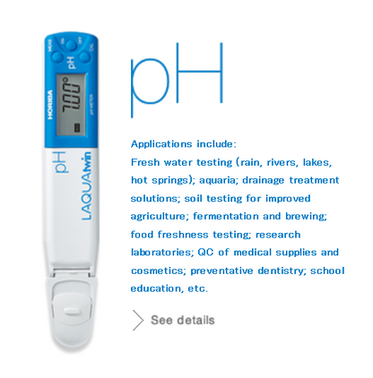 HORIBA Laqua Twin pH meter (3 point calibration) with Solution and Battery image 0