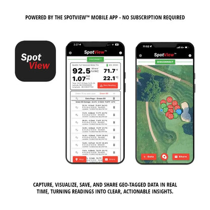SpotOn® 3-in-1 Turf Moisture Meter PRO with Bluetooth