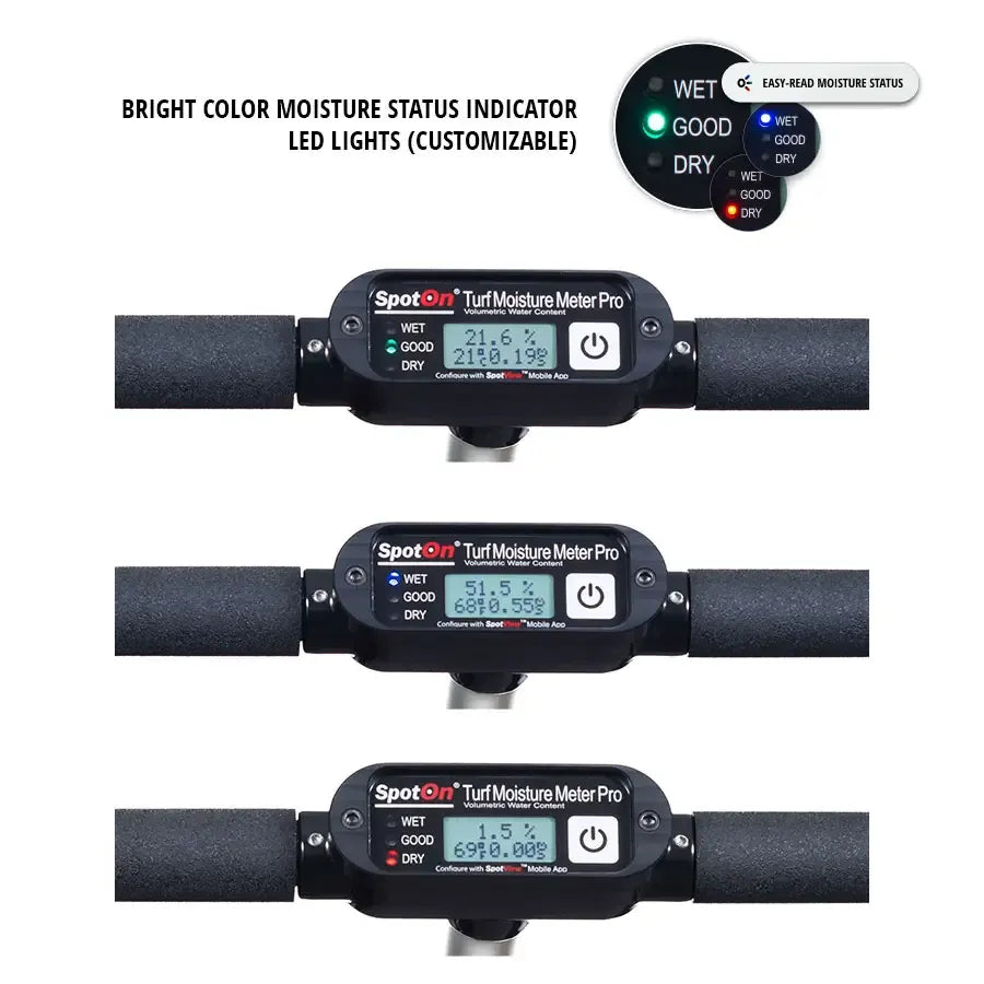 SpotOn® 3-in-1 Turf Moisture Meter PRO with Bluetooth