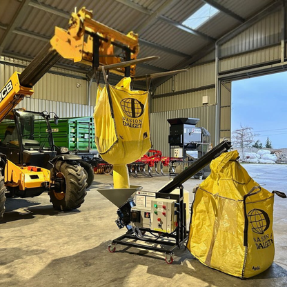 VI-AGRO 5T/H Big Bag Seed Treater – Powder Coated Seed Treatment Machine
