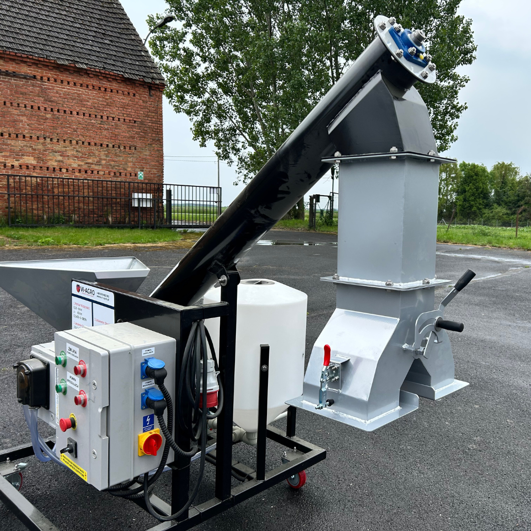 VI-AGRO 5T/H Big Bag Seed Treater – Powder Coated Seed Treatment Machine
