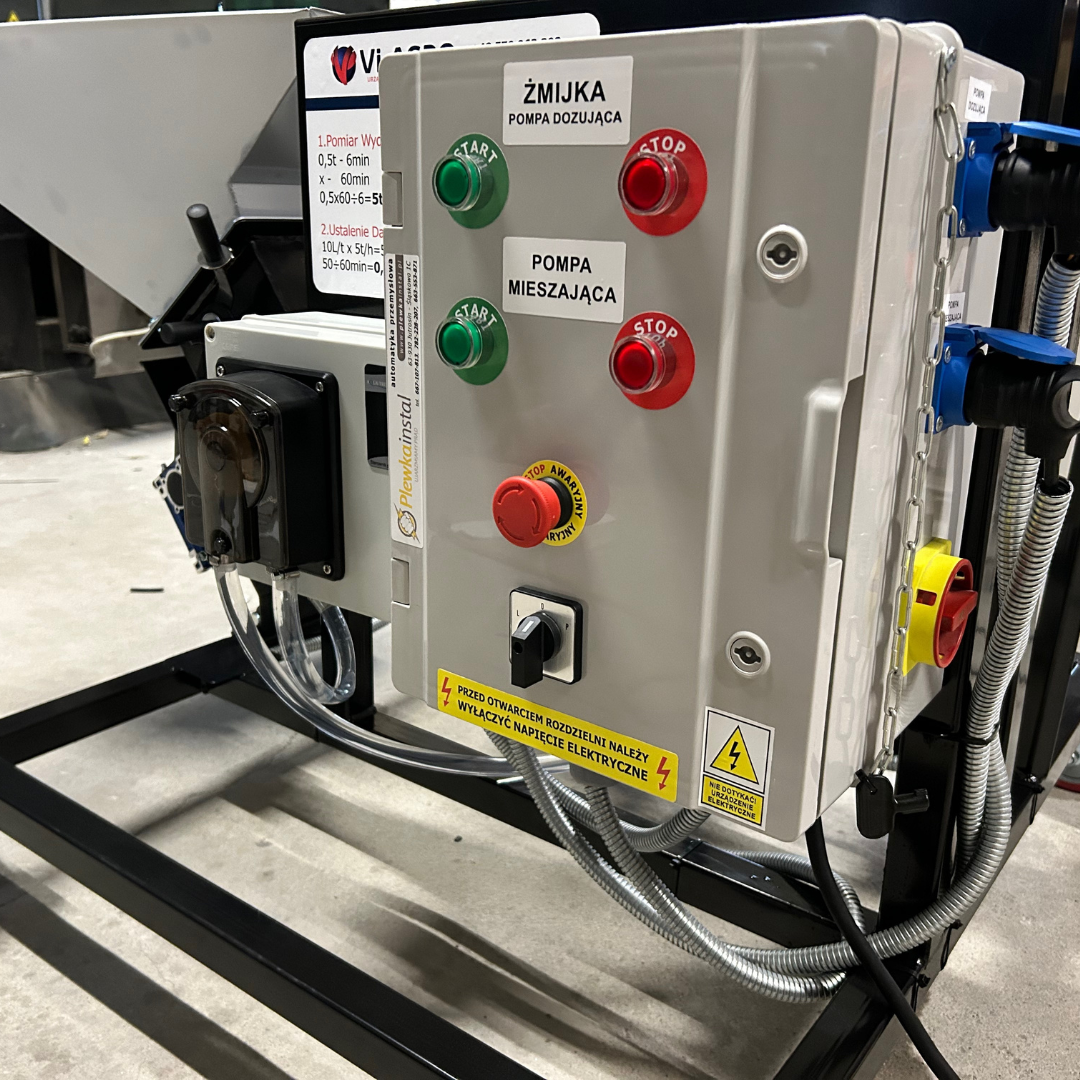 VI-AGRO 5T/H Big Bag Seed Treater – Powder Coated Seed Treatment Machine