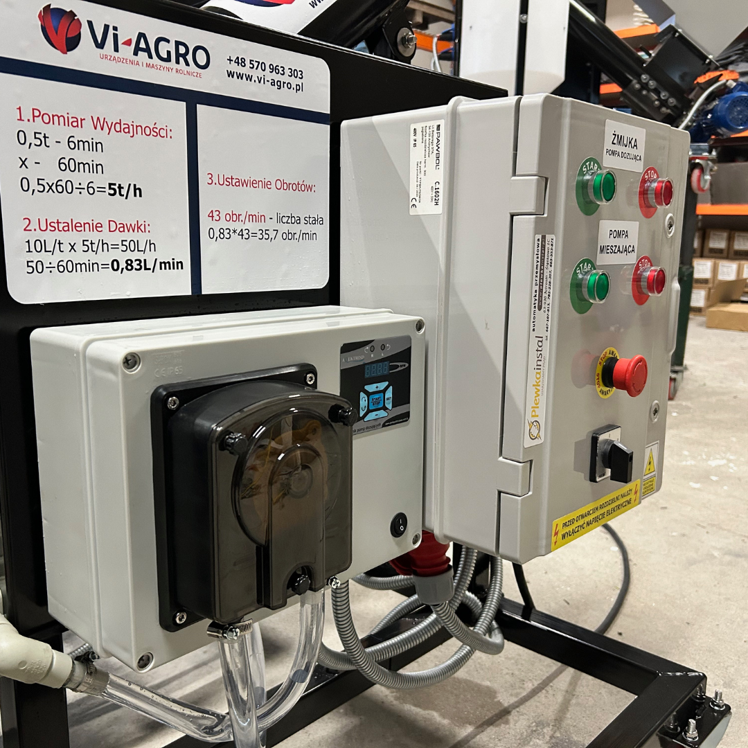 VI-AGRO 5T/H Big Bag Seed Treater – Powder Coated Seed Treatment Machine
